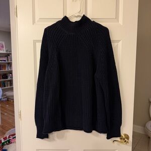 J. Crew Navy Rollneck Sweater